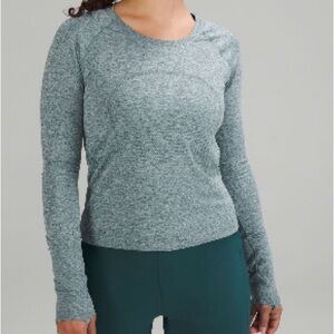 Lululemon Swiftly Tech long-sleeve shirt blue